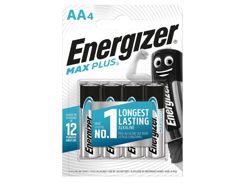 MAX PLUS(TM) AA Alkaline Batteries (Pack 4)