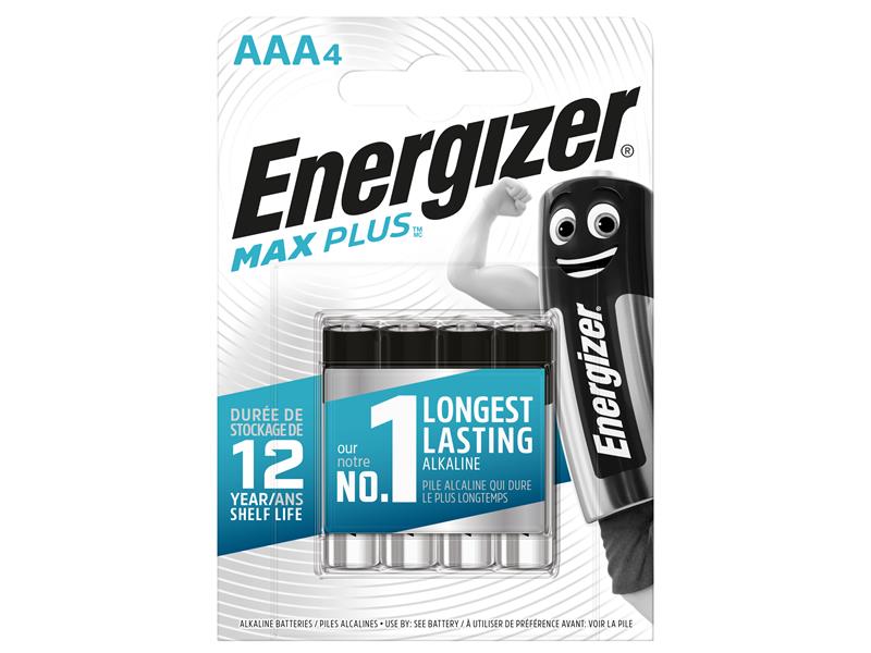 MAX PLUS(TM) AAA Alkaline Batteries (Pack 4)