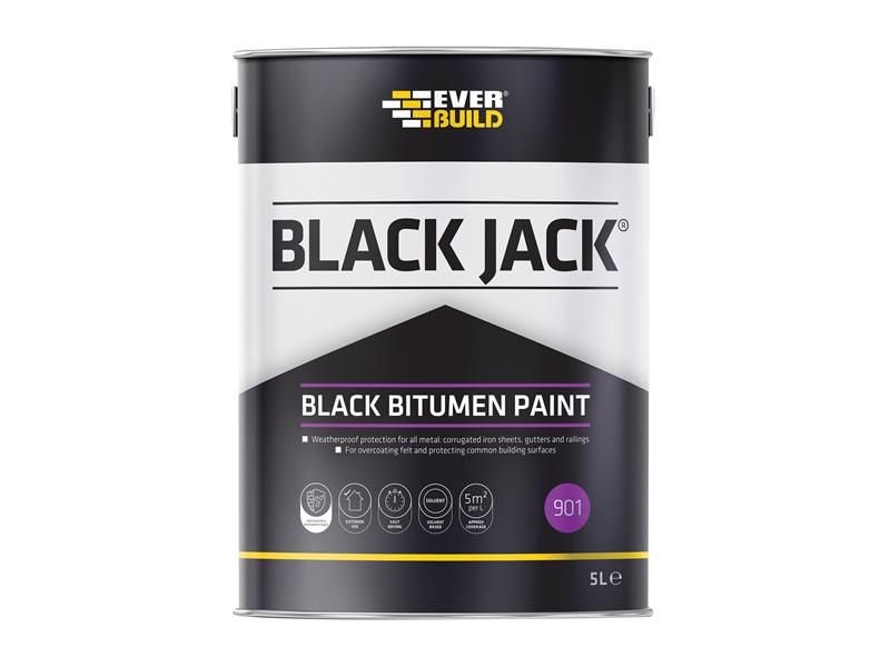 Black Jack(R) 901 Black Bitumen Paint 5 litre