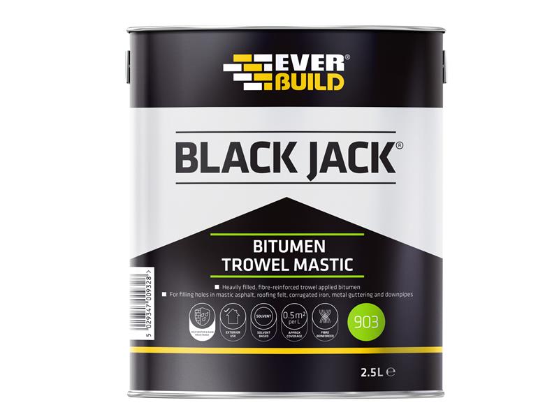 Black Jack(R) 903 Bitumen Trowel Mastic 2.5 litre