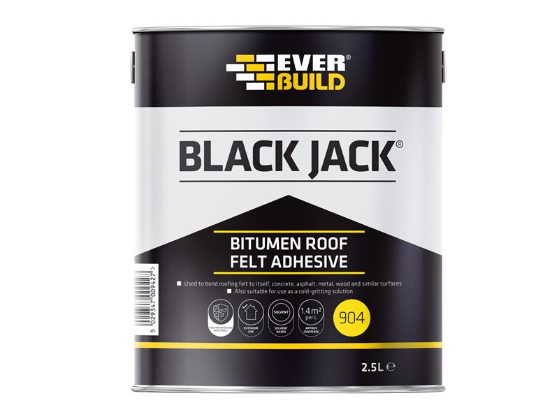 Black Jack(R) 904 Bitumen Roof Felt Adhesive 2.5 litre