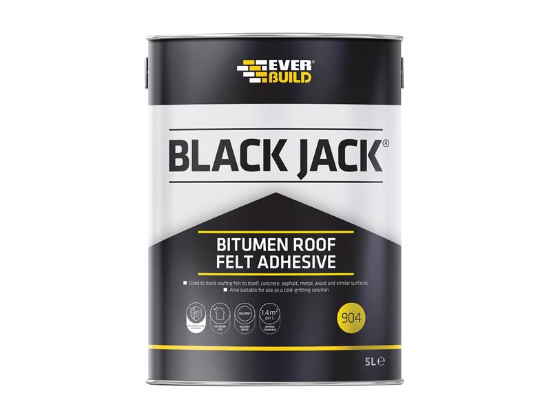 Black Jack(R) 904 Bitumen Roof Felt Adhesive 5 litre
