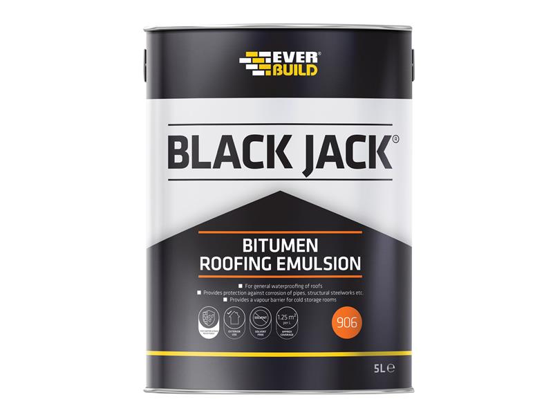 Black Jack(R) 906 Bitumen Roofing Emulsion 5 litre