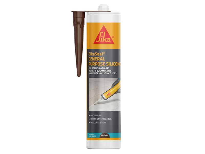 SikaSeal(R) General Purpose Silicone Brown 260ml