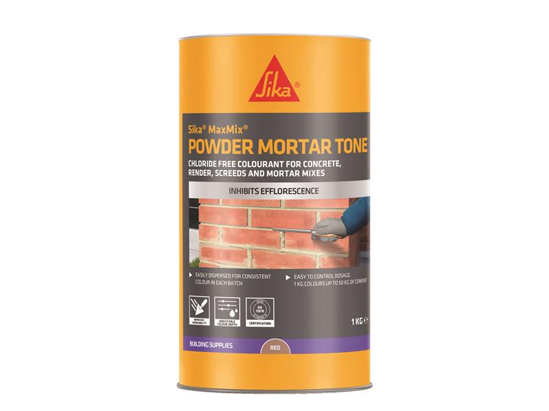 MaxMix(R) Powder Mortar Tone Red 1kg