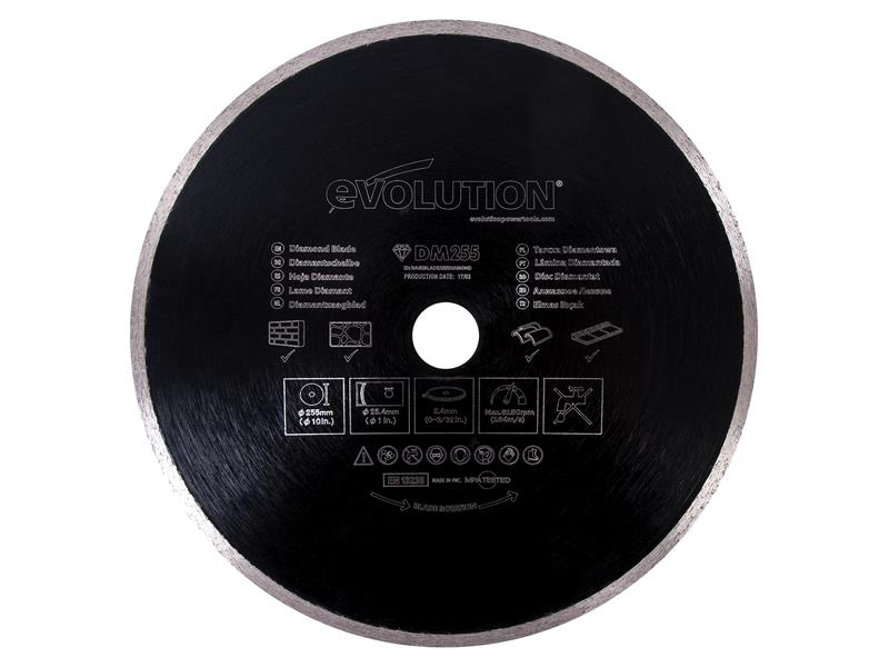 RAGE(R) Diamond Blade, Continuous Rim 255 x 25.4mm
