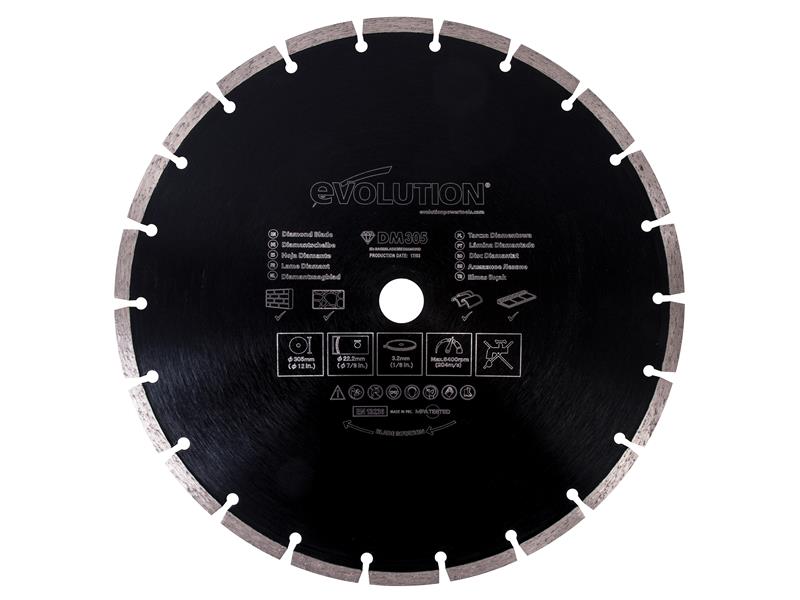 RAGE(R) Diamond Blade, Segmented Rim 305 x 22.2mm