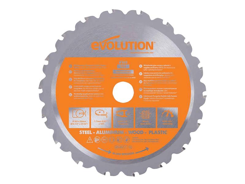 Multi-Material Saw Blade 165 x 20mm x 18T