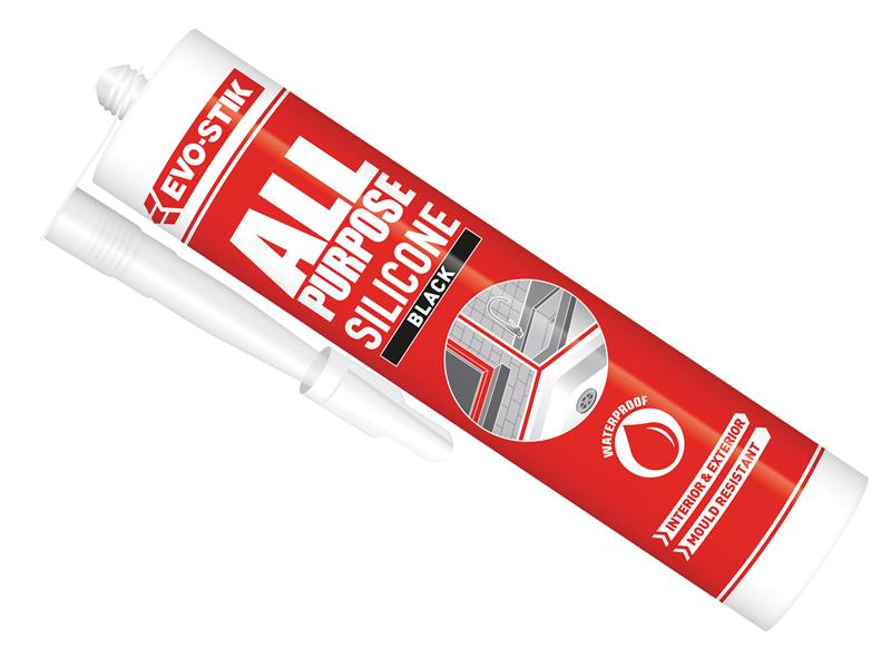 112872 All Purpose Flex Silicone Sealant Black C20
