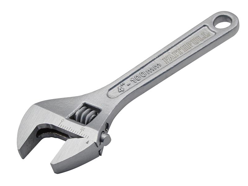 Chrome Adjustable Spanner 100mm (4in)