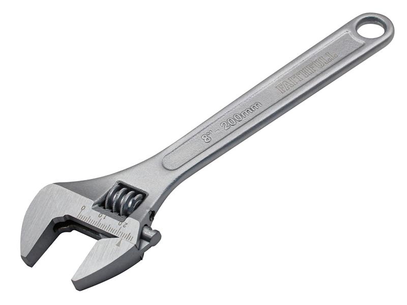 Chrome Adjustable Spanner 200mm (8in)