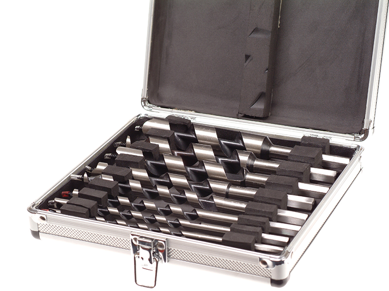 Combination Wood Auger Bit Set, 8 Piece