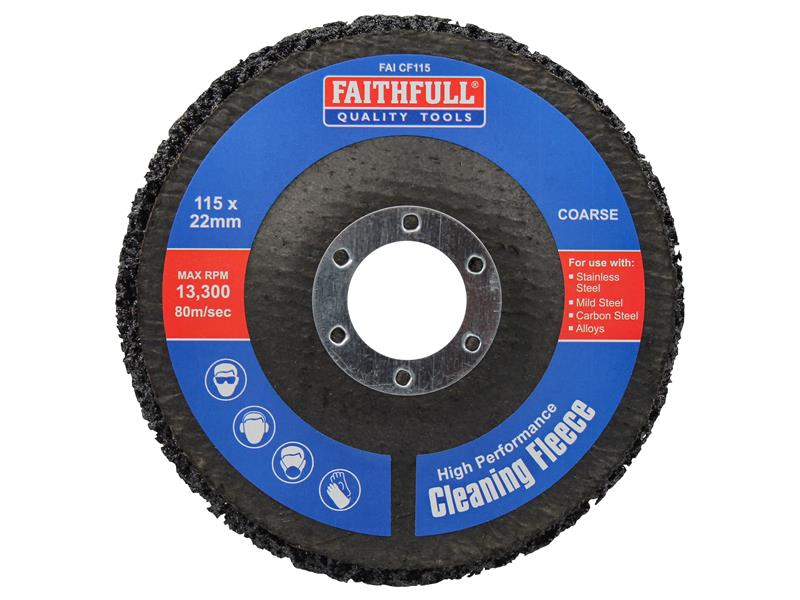 Cleaning Fleece Disc Coarse 115 x 22mm