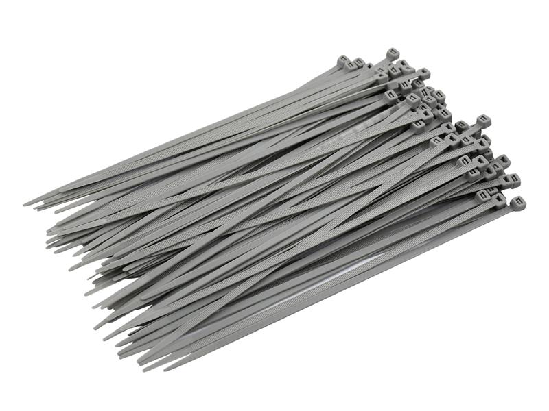Cable Ties Grey 4.8 x 250mm (Pack 100)