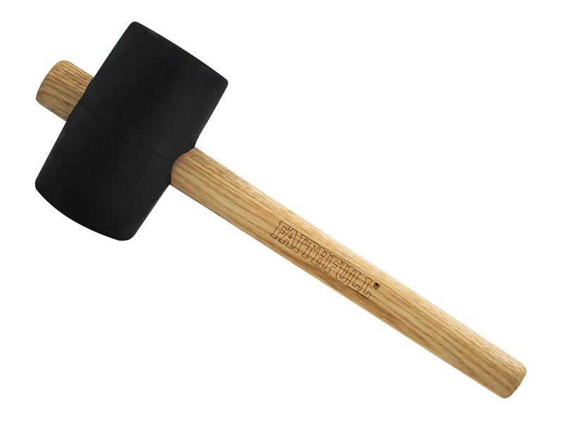 FSC Black Rubber Mallet 24oz