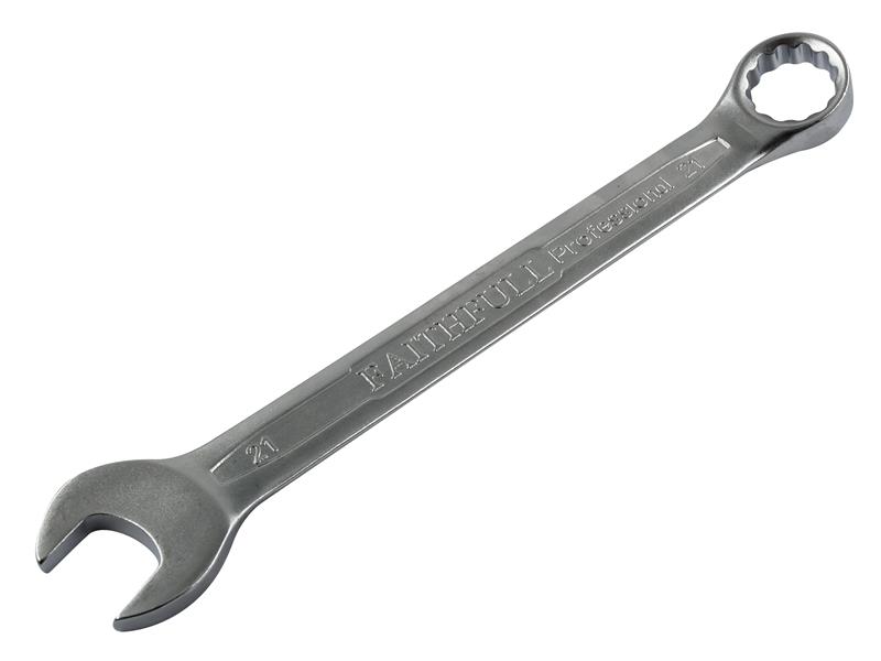 Combination Spanner CV Satin Finish 21mm