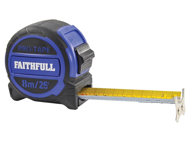 Pro Tape Measure 8m/26ft (Width 32mm)