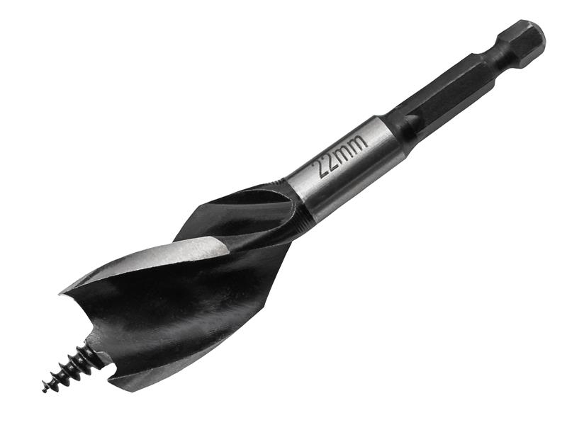Tri-Point Speed Auger Bit 22mm Stubby
