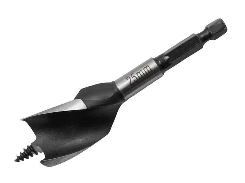 Tri-Point Speed Auger Bit 25mm Stubby