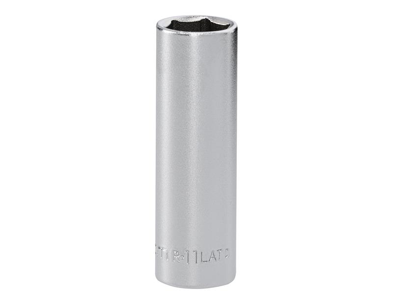 R.11LAT 6 Point Deep Socket 1/4in Drive 11mm