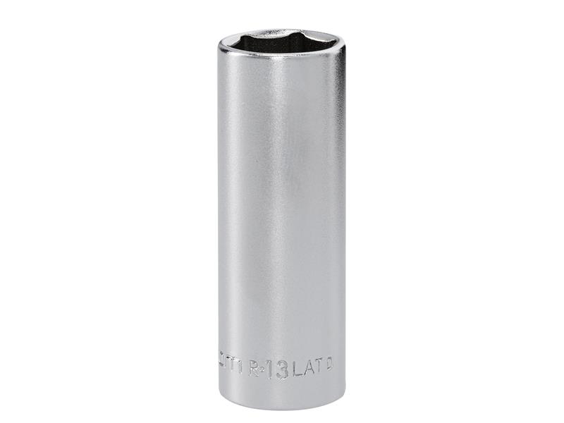 R.13LAT 6 Point Deep Socket 1/4in Drive 13mm