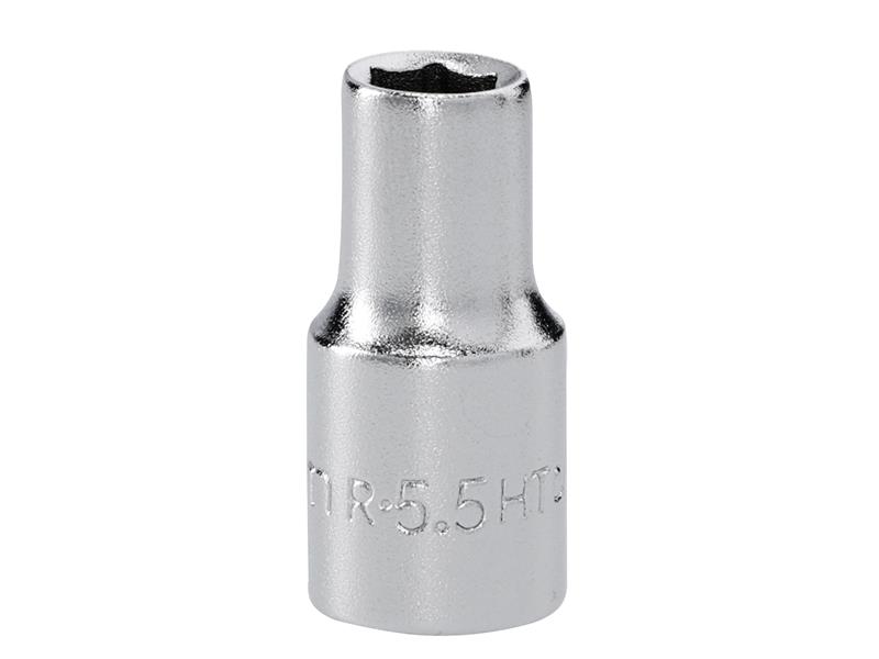 R.5.5HT 6 Point Standard Socket 1/4in Drive 5.5mm