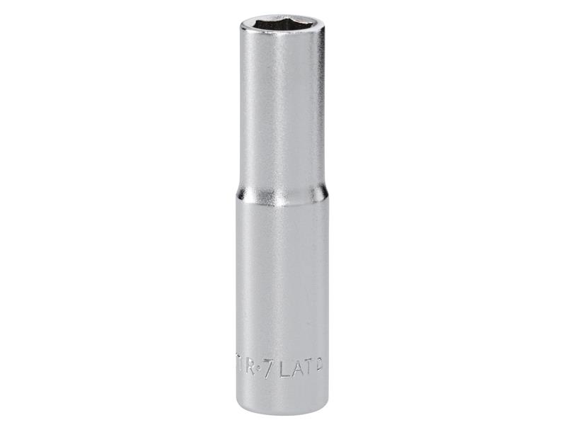 R.7LAT 6 Point Deep Socket 1/4in Drive 7mm