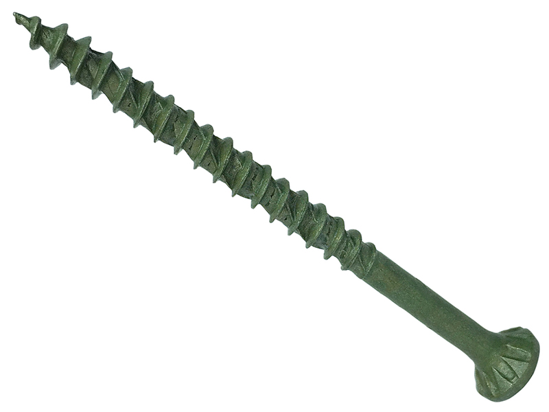 ForgeFast TORX(R) Compatible Decking Screws CSK Green 4.5x50 T25 Tub 600