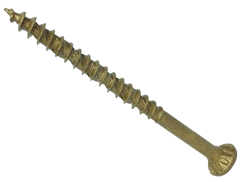 ForgeFast TORX(R) Compatible Decking Screws CSK Tan 4.5x50 T25 Tub 600