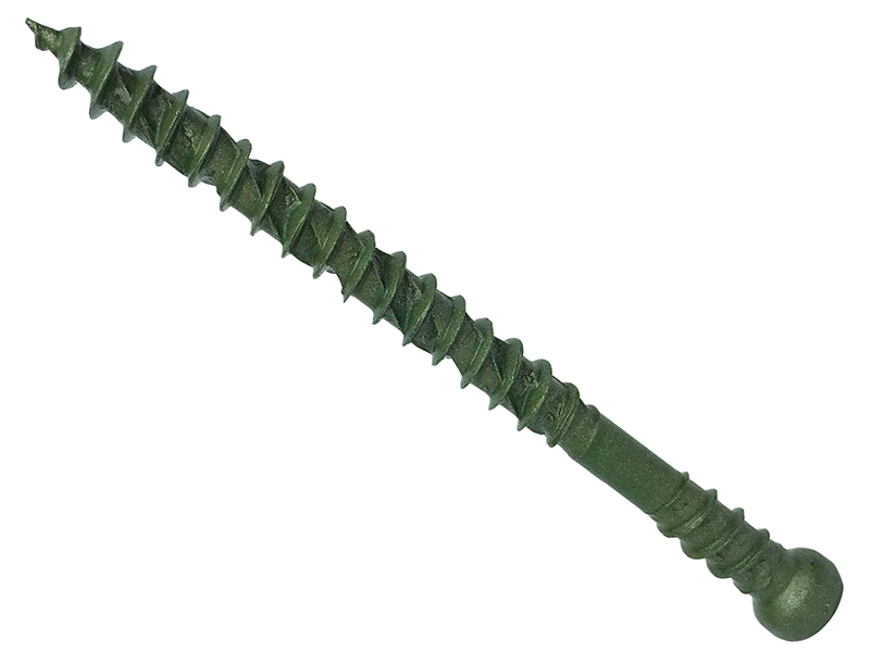 ForgeFast TORX(R) Compatible Decking Screws Reduced Head Green 4.5x50 T15 Tub 600