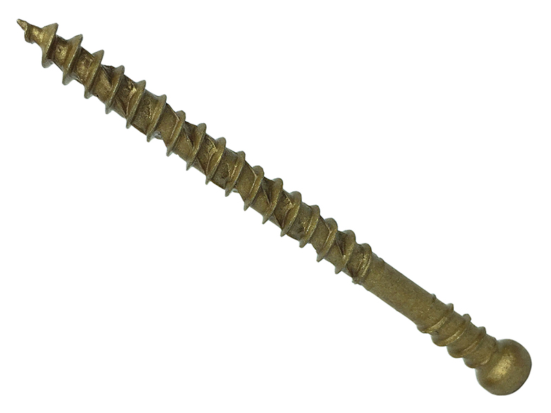 ForgeFast TORX(R) Compatible Decking Screws Reduced Head Tan 4.5x50 T15 Tub 600