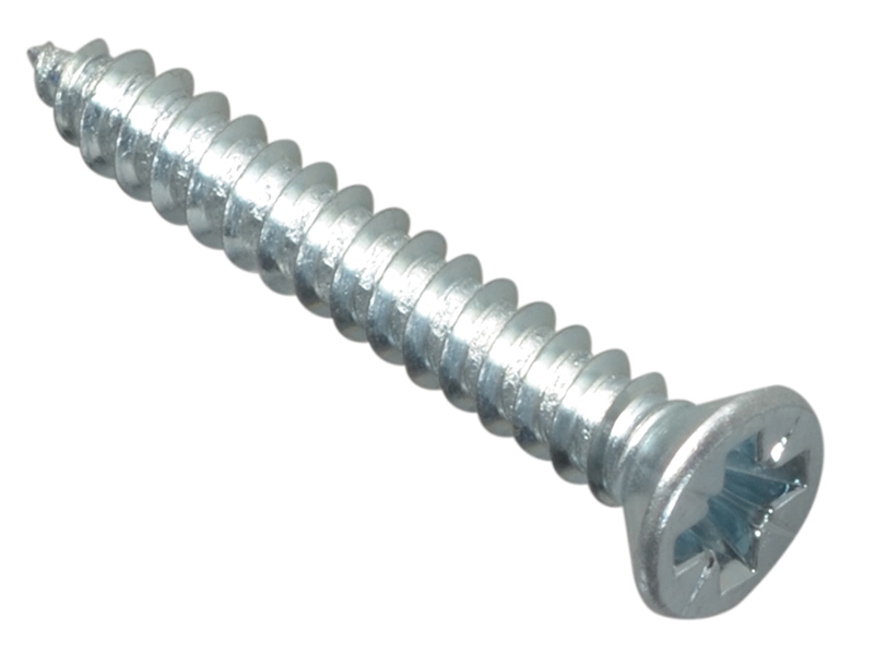 Self-Tapping Screw Pozi Compatible Pan Head ZP 1in x 6 ForgePack 30