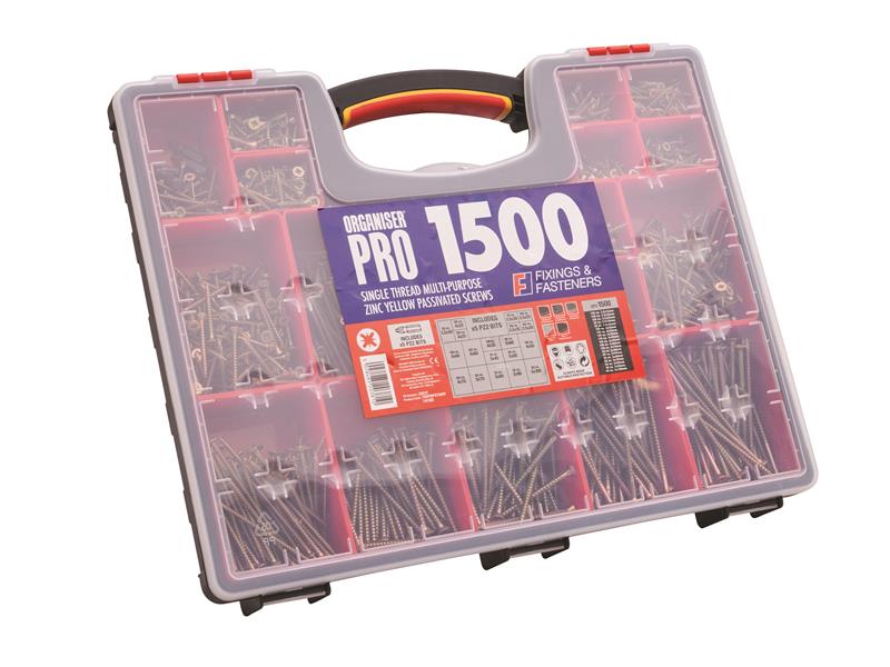 Multi-Purpose Screw Organiser Set, 1500 Piece