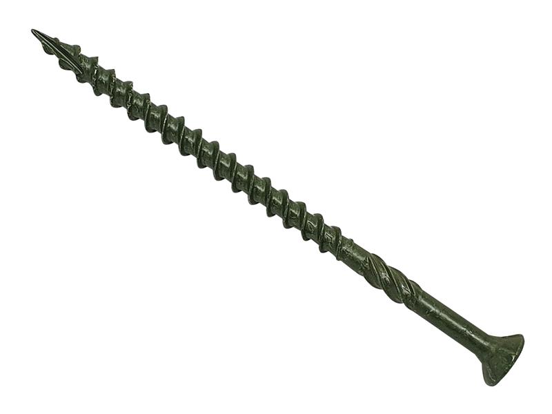 Spectre(TM) Advanced Deck PZ Compatible Screw CSK Green 5.0 x 100mm Box 100