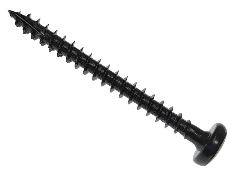 Spectre(TM) PZ Compatible Wood Screw Pan Black 5.0 x 50mm Box 200