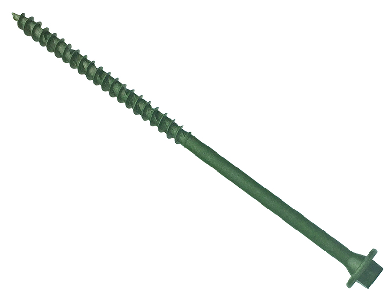 Hexagonal/TORX(R) Compatible Timber T30 Screws Green 7x100mm Tub 50
