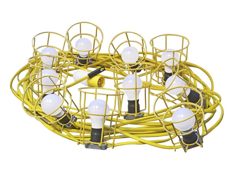 Festoon Lights 10 ES Bulbs 110V 22m