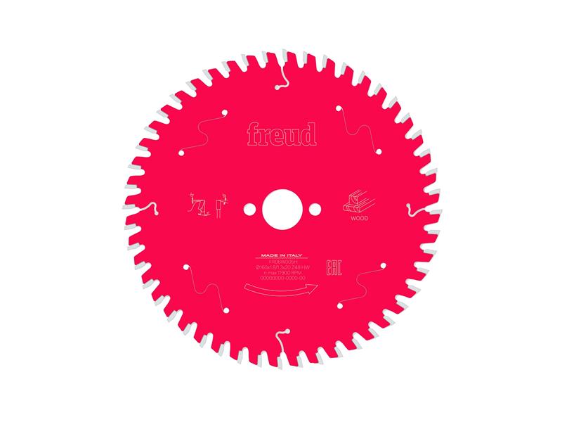Wood Circular Saw Blade 160 x 20 x 1.8/1.3mm x 48T