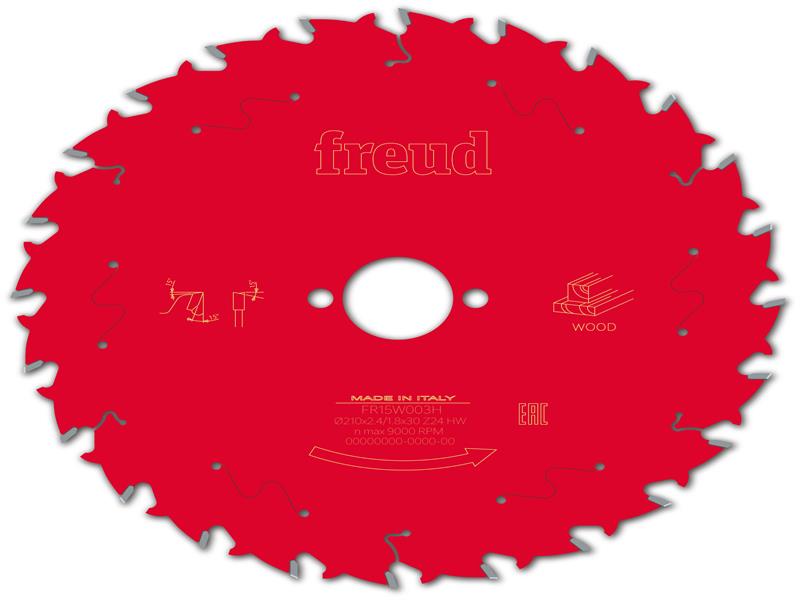 Wood Circular Saw Blade 210 x 30 x 2.4/1.8mm x 24T