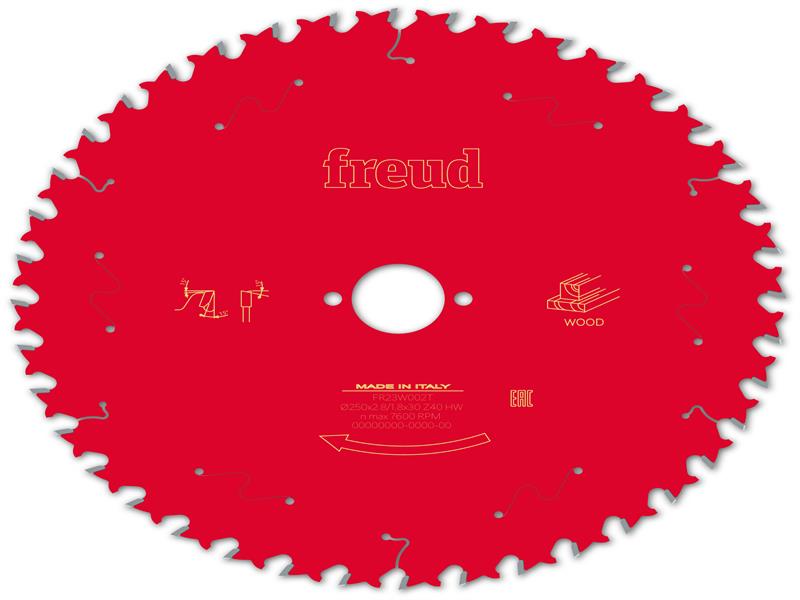 Wood Table Saw Blade 250 x 30 x 2.8/1.8mm x 40T