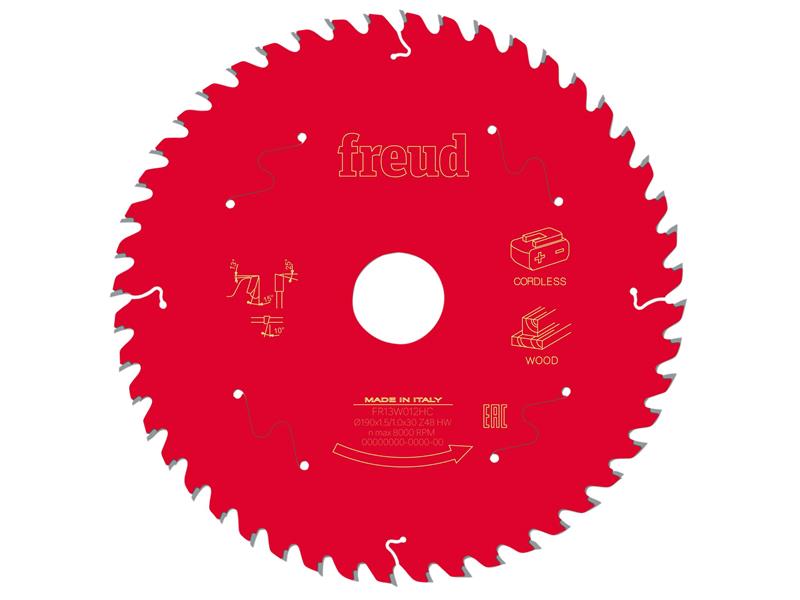 Wood Circular Saw Blade 190 x 30 x 1.45/1mm x 48T