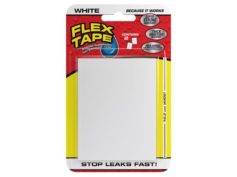 Flex Tape Mini White 7.62 x 10.16cm (2 Pack)
