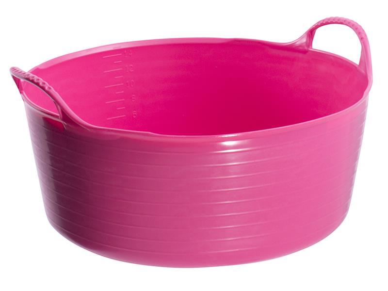 Tub Trug Shallow Pink 15L SP15PK