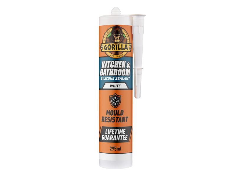 Gorilla Kitchen & Bathroom Sealant White 295ml
