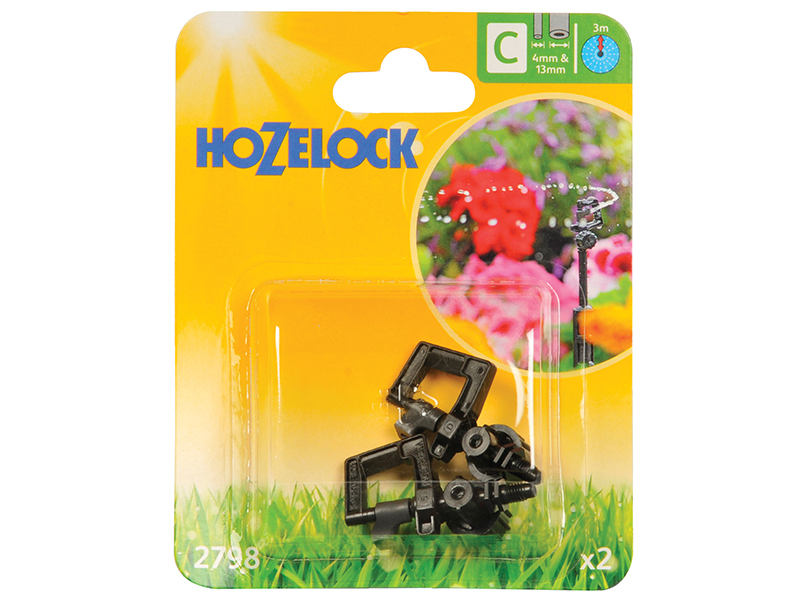 2798 Adjustable 360? Mini Sprinkler (Pack 2)