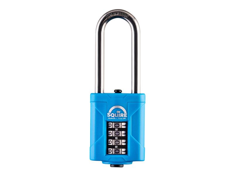 CP50S25 Heavy-Duty Rustproof Marine Combi Padlock 50mm Long Shackle 63mm