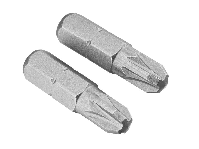 Pozidriv Insert Bits PZ3 25mm (Pack 10)