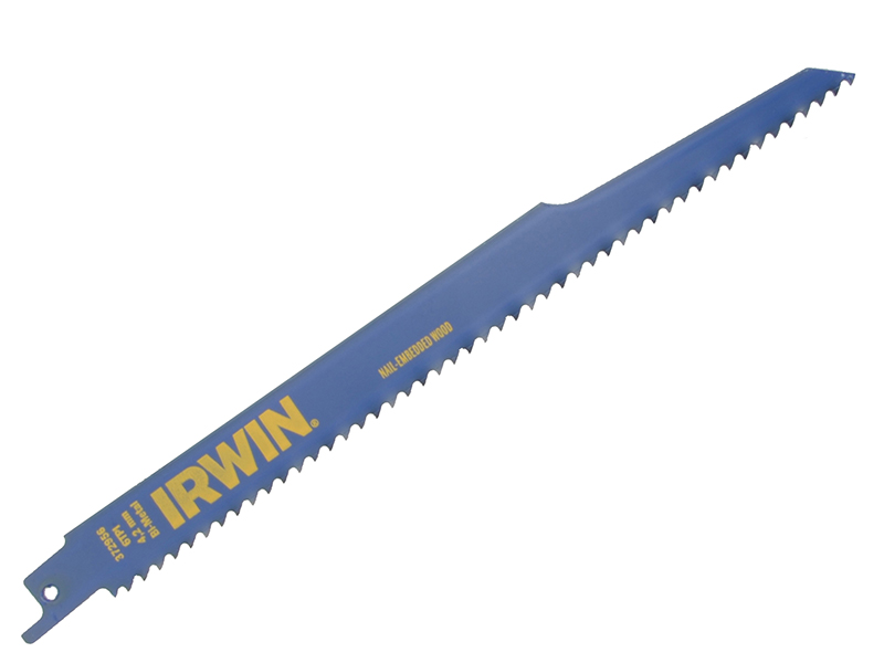 956R Sabre Saw Blade Nail Embedded Wood Cutting 225mm Pack of 2