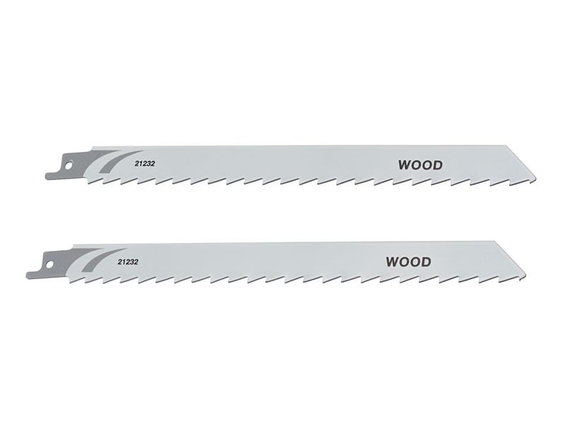 Sabre Saw Blade Coarse Wood Cutting 228mm Pack of 2