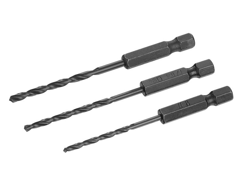 Pilot Countersink Bit Set, 3 Piece
